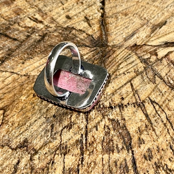 Rosaline Pink Thulite Ring Size 5 1/2 - Picture 9 of 10